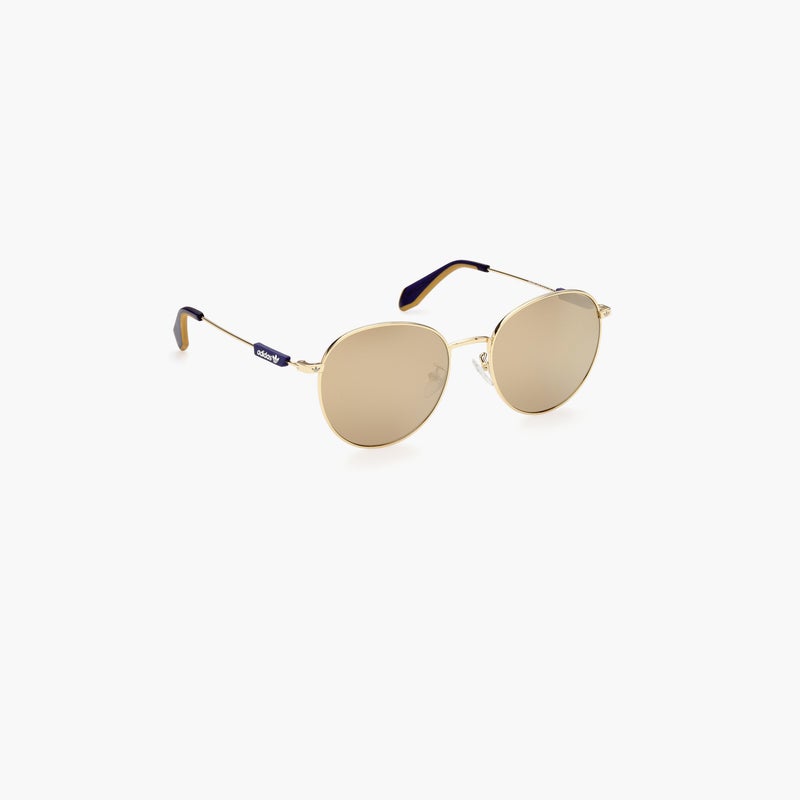 Adidas Brown Mirror Oval Sunglasses for Men - Image 3